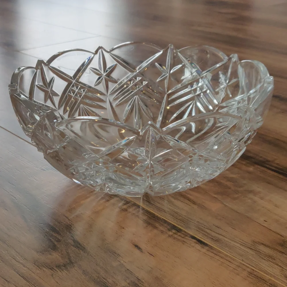 EUC Crystal Bohemia Bowl